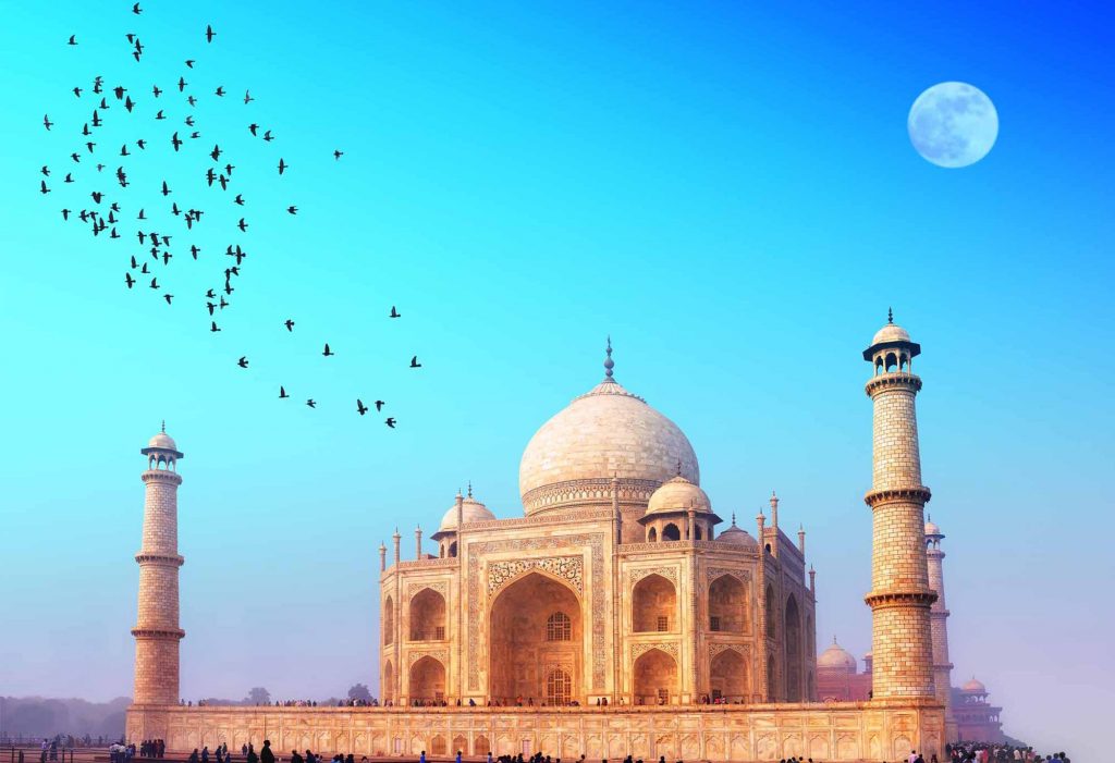 View The Taj Mahal At Night - Taj Destination Tours